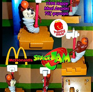 Space Jam TAZ figure 1996 Warner Bros Διαστημικά Καλάθια Michael Jordan φιγούρα Looney Tunes toy bas