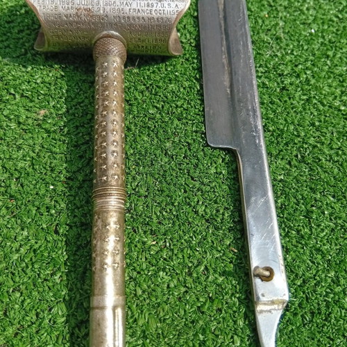Star Razor used, 1896