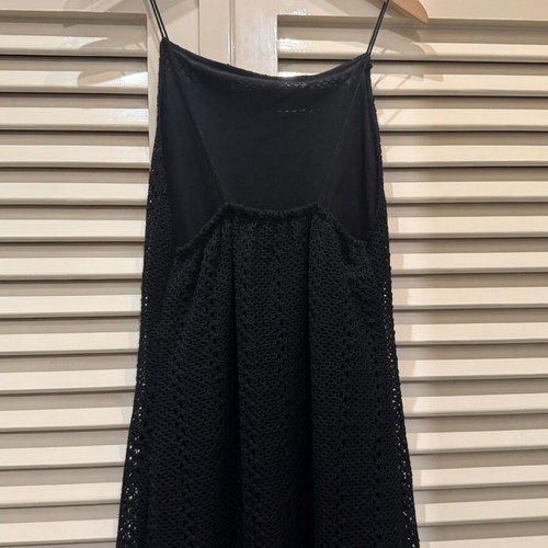 Black knitted dress Vanilla Fashion size medium like new