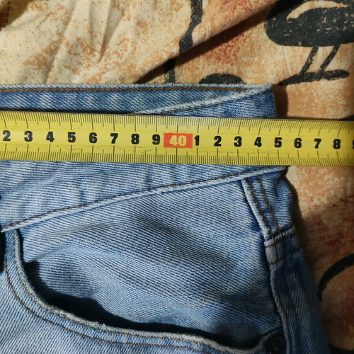 Men's pants used, 4 pieces, Lee brand, gray and blue, sizes M and L