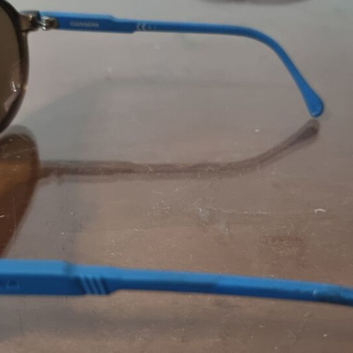 Carrera Champion Aviator Sunglasses like new, blue and brown lenses