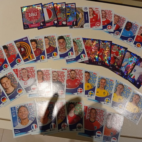 Panini-Topp's stickers like new, pack of 60 pieces