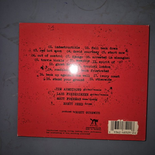 Rancid Indestructible CD used, punk