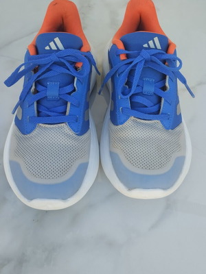 Adidas Cloudfoam sports shoes, size 36, grey and blue