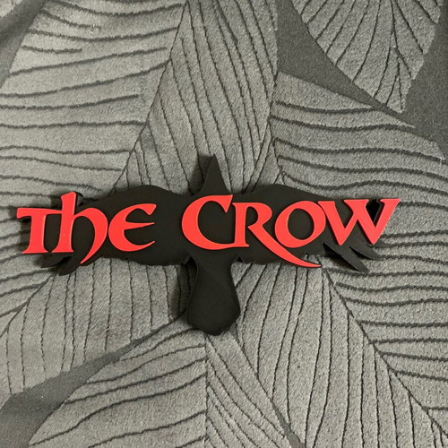 The Crow logo 1994 decorative new, PLA