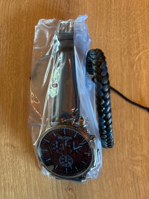 Watch new blue with free bracelet