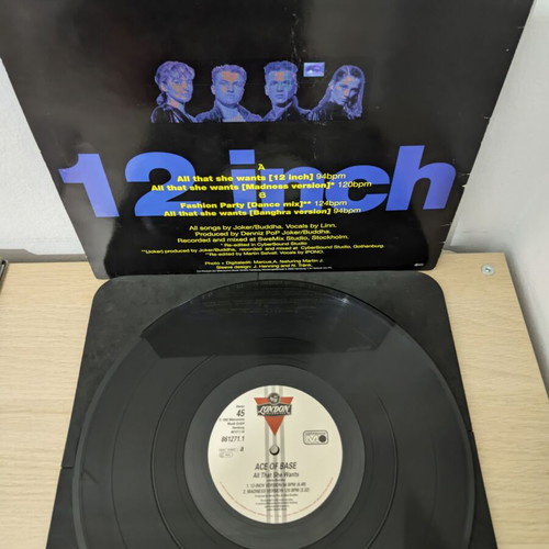 Ace Of Base All That She Wants 12" vinyl record used, pop
