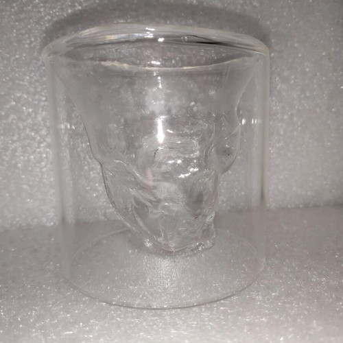 Doomed Crystal Skull Glass Shot Glass 75ml New