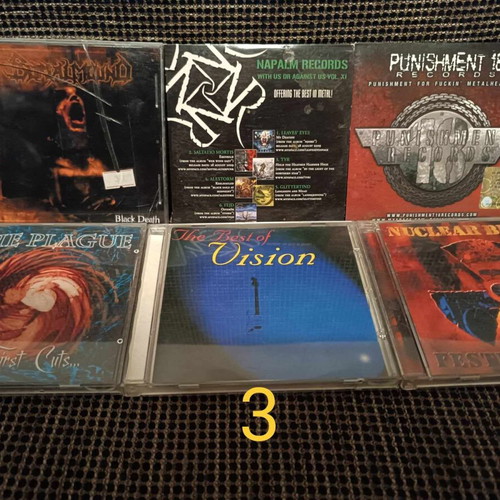 Heavy Metal CD like new, pack of 5