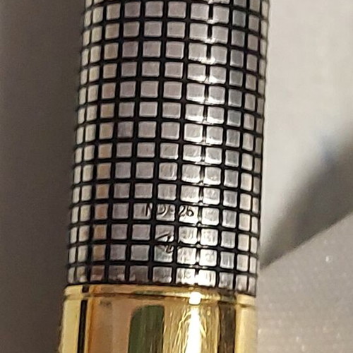 Parker Silver 925 Fountain Pen like new, made in France, medium size