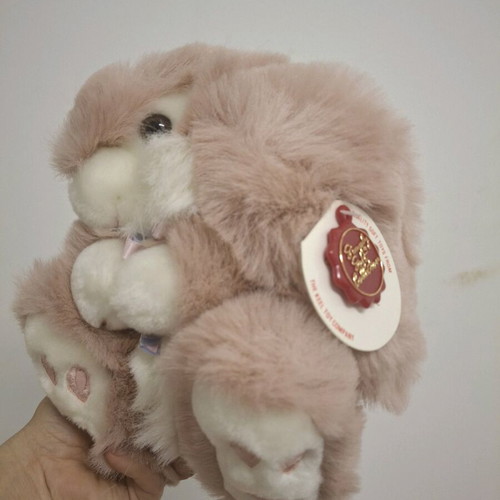 Medium Bunny Rabbit Vintage Plush Toy Set of 3 New with Tags by KEEL