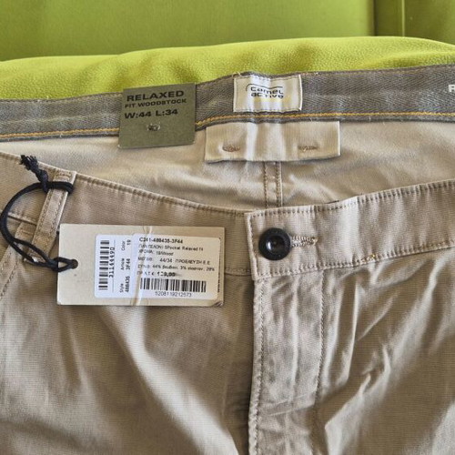 Camel Active 5-pocket men's pants W44, beige, new with tags