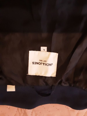 Ζακέτα μπουφάν Jack & Jones μπλε σκούρο, αφόρετη, μέγεθος L