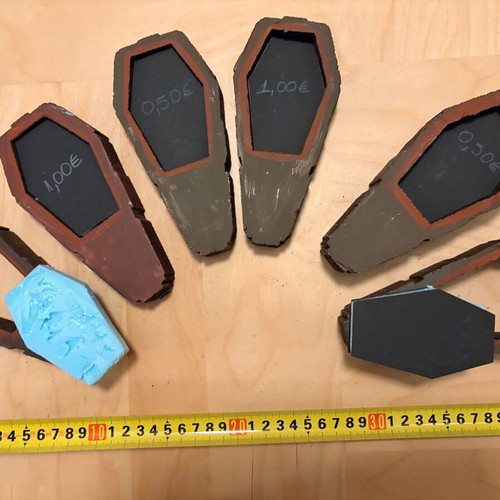 Star Trek Ferengi Pads set of 6, handmade Halloween and sci-fi decor