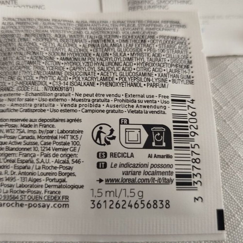 La Roche Posay Hyalub5 cream καινούργια, πακέτο 10x1.5