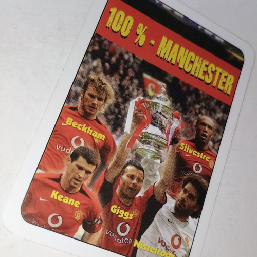 Eric Cantona Manchester United FC collectible card used