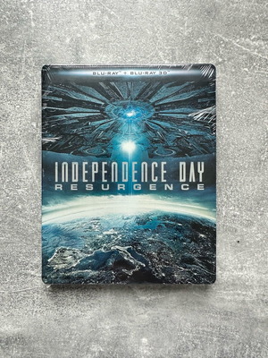 Independence Day Blu-Ray 3D steelbook καινούργιο, ελληνική έκδοση, μεταγλωτισμένο