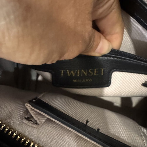 Twinset Milano small black shoulder bag