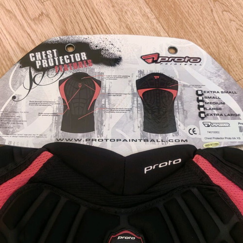 Proto chest protector for airsoft and paintball, new, size XS