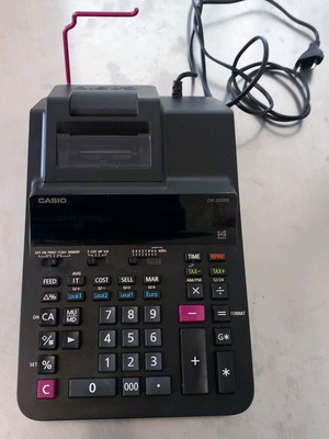 Casio DR-320RE calculator like new with printer