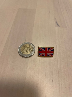 Pin αγγλικής σημαίας καινούργιο, καρφίτσα