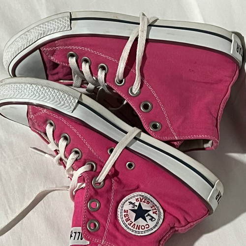 All Star Converse boots used size 37 pink sneakers