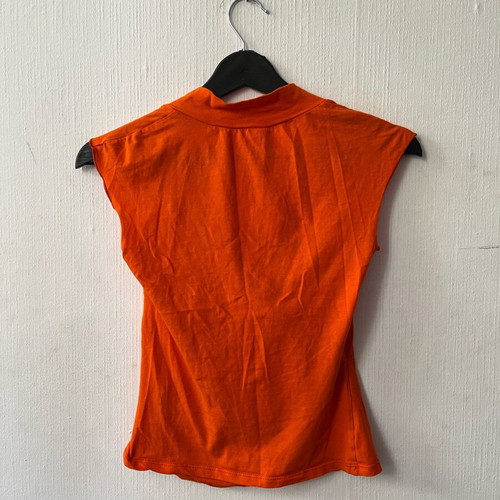 Y2k top orange like new, size S