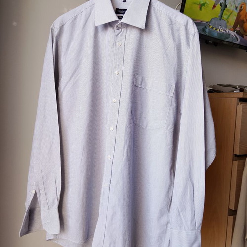Commander men's dress shirt XL like new, gray