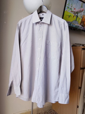 Commander men's dress shirt XL like new, gray