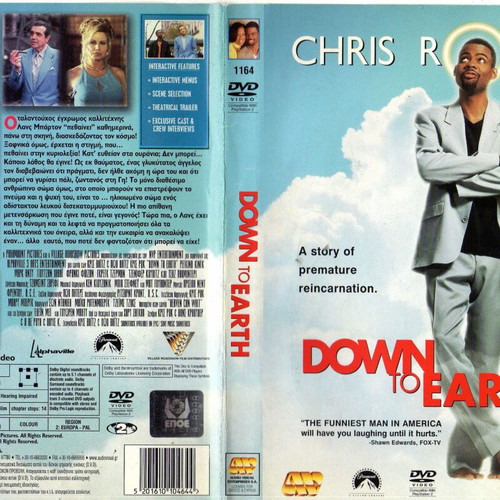 Down to Earth DVD used, comedy fantasy with subtitles