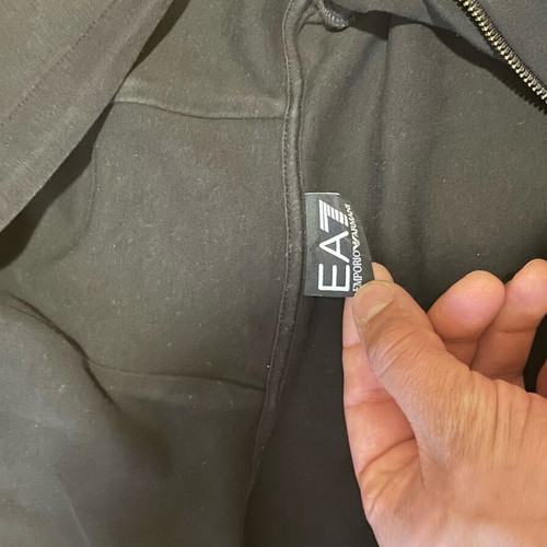 Ea7 tracksuit like new, black, size M