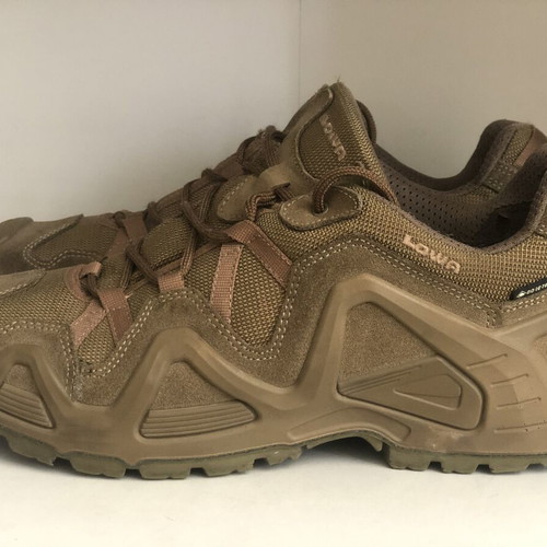 Lowa GTX Gore Tex shoes used, beige, size 44.5