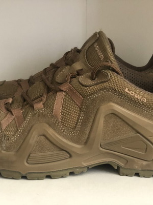 Lowa GTX Gore Tex shoes used, beige, size 44.5