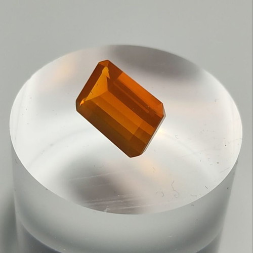 Fire Opal 2.84 carats new, emerald cut
