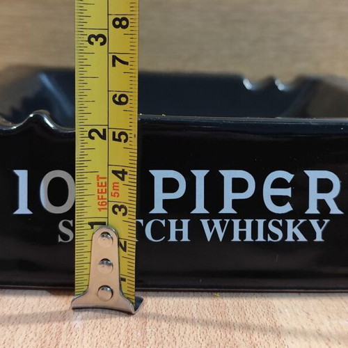100 Piper's Scotch Whisky Ceramic Ashtray like new