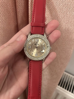 Folli Follie women's watch like new, red strap