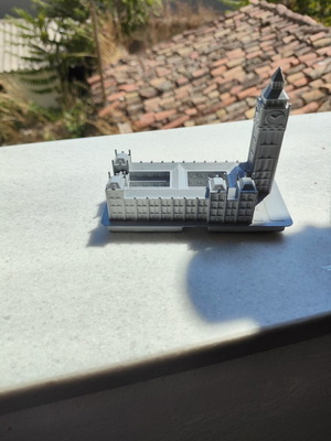 3D printed set of four monuments: Hagia Sophia, UK Parliament, Colosseum, Parthenon