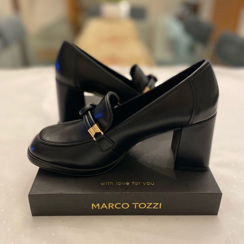 Marco Tozzi pumps new, black, size 38
