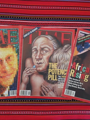 Time magazines used, pack of 9 issues from 1998