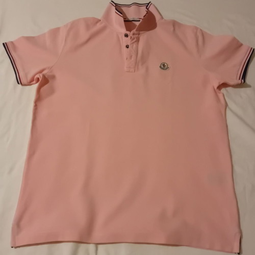 Moncler polo shirt XL pink like new