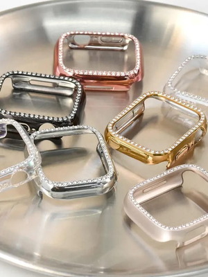 Crystal Case for Apple Watch SE/11/10/9/8/7/6/5/4 New