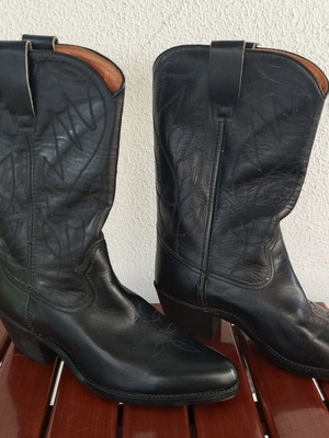 Roland vintage δερμάτινες καουμπόικες μπότες σαν καινούργιο, μέγεθος 39-40, μαύρες