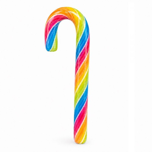 Multicolored Candy Cane Lollipop 12gr new