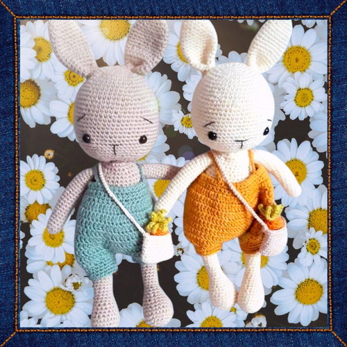Handmade stuffed bunny toy new