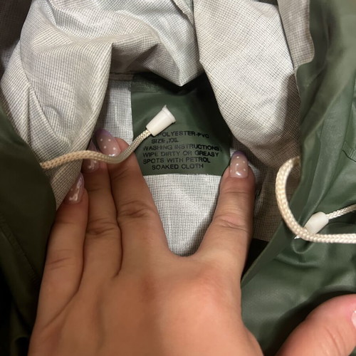 Army Green Jacket water resistant, new, XXL