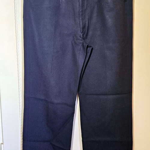 Men's blue suit pants, size L