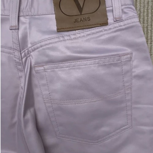 Valentino slim fit pants size S pink like new