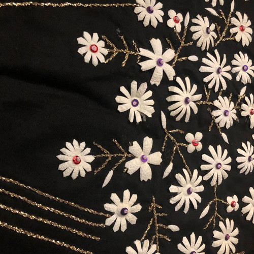 Vintage handmade embroidery new, very unique and rare