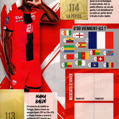 Panini Foot Official Sticker 2020/2021 new Ligue 1 album