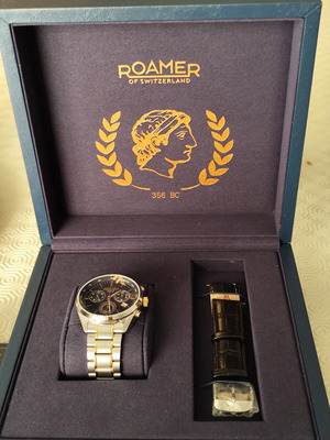 Roamer Alexander The Great wristwatch with leather strap